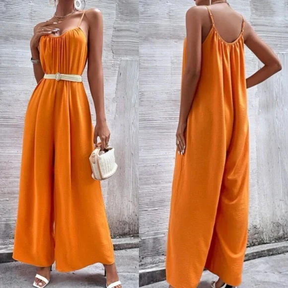 Boho wide leg cami jumpsuit - Picture 5 of 15